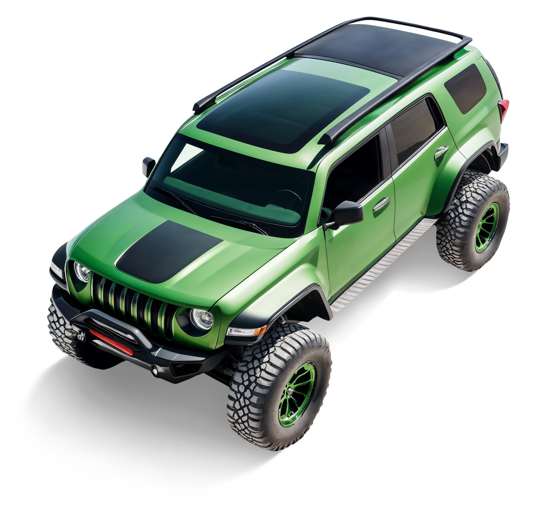 Green SUV